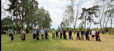 Alle Teilnehmer und die Offiziellen der Frühjahrsprüfung - um die Bilder anzusehen klick hier auf das Bild